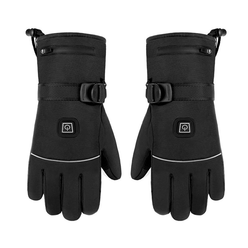 Winter Electric Heated Gloves Motorcycle Touch Screen Gloves